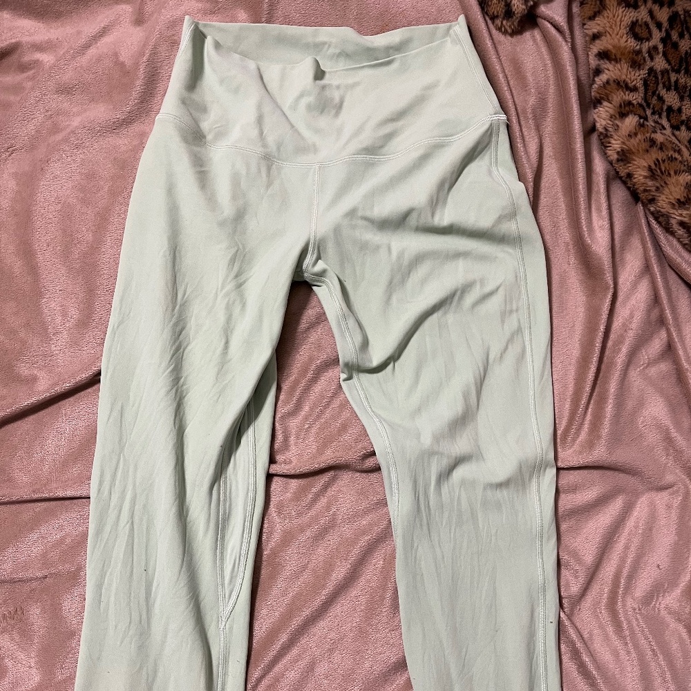 Lululemon align leggings creamy mint size 8